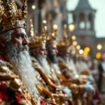 King Charles III during his coronation ceremony in the UK