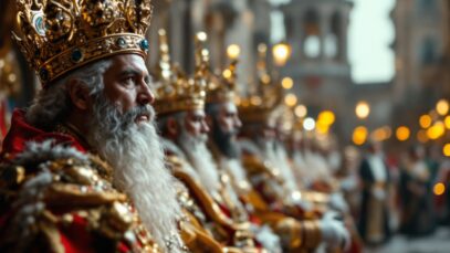 King Charles III during his coronation ceremony in the UK