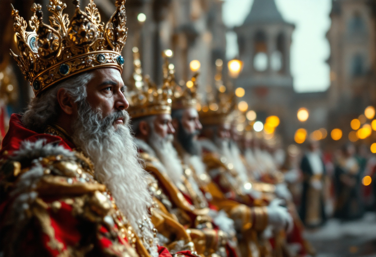 King Charles III during his coronation ceremony in the UK