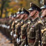 Prince William in military uniform with Welsh Guards