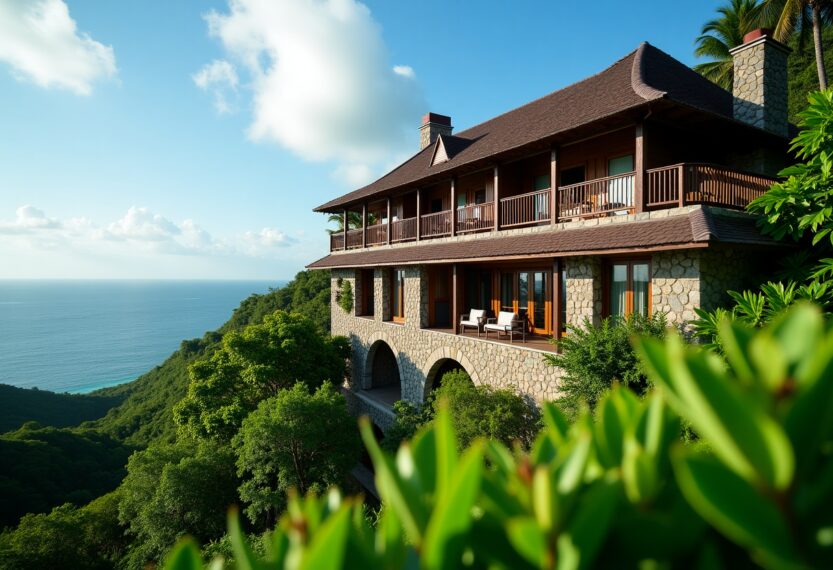 Stunning view of Rockhouse in Jamaica's tropical paradise