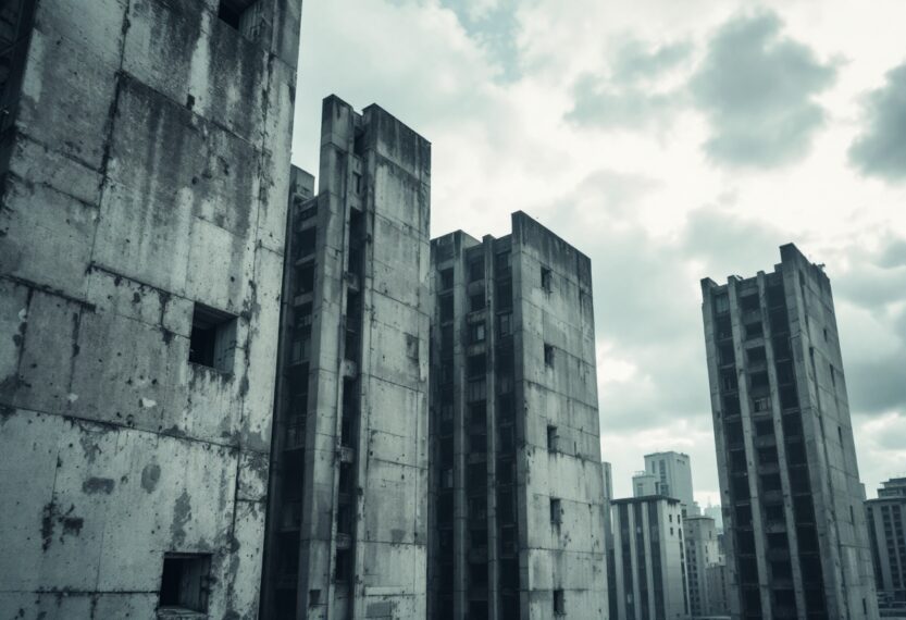 Felicity Jones portraying her character in The Brutalist film