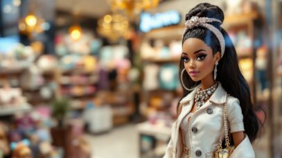 Aaliyah Barbie doll showcasing her iconic style and legacy