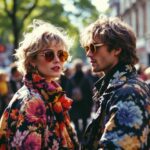 Un esempio di moda avanguardista degli anni '80 a Londra