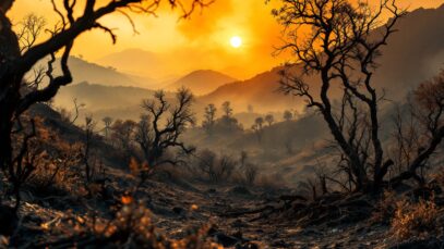 Impact of geoengineering on wildfires in California