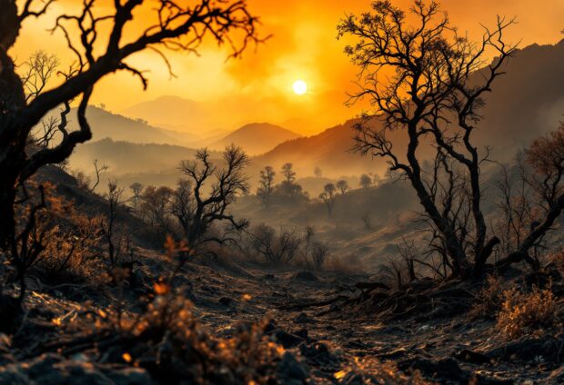 Impact of geoengineering on wildfires in California