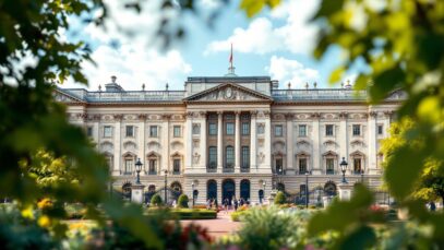 Queen Camilla hosting a glamorous event at Buckingham Palace