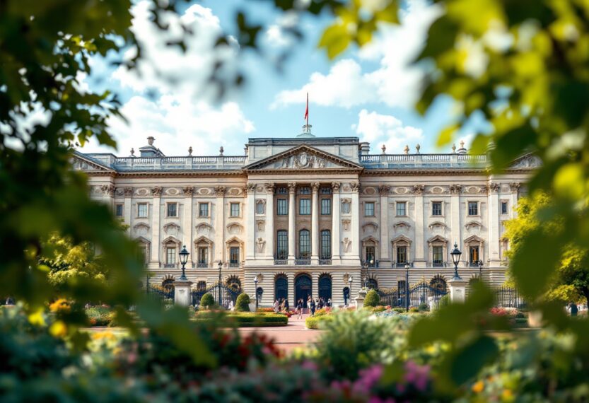 Queen Camilla hosting a glamorous event at Buckingham Palace