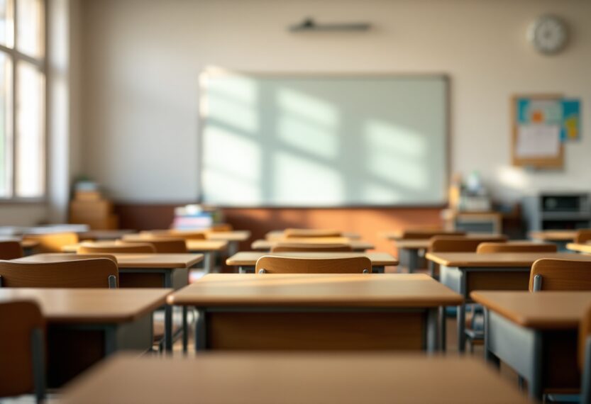 Students engaged in a religious education class in Oklahoma